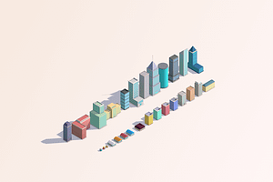 Low Poly City Pack 3