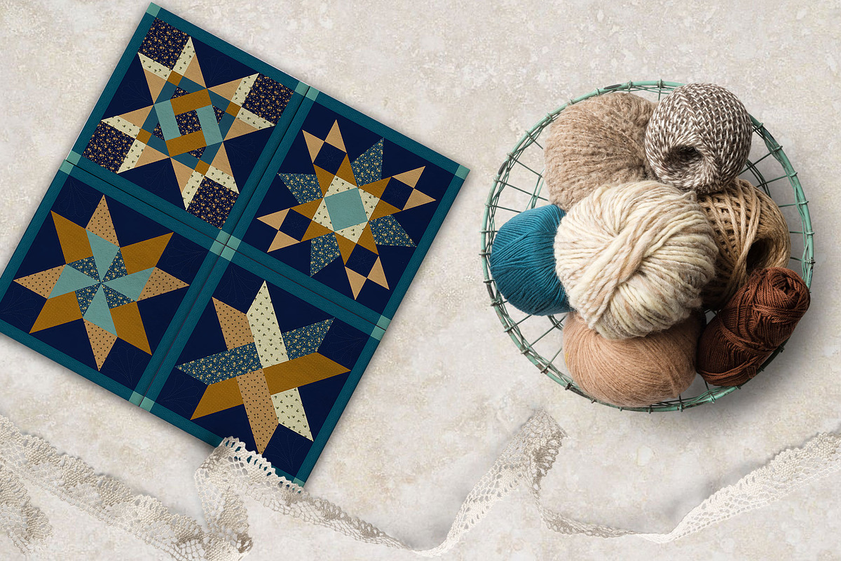 Quilt Block Illustrations, an Illustration by Maggie Stilwell Design (Photo 5 of 9)