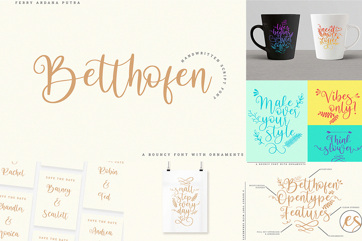 The Collector | Layered Font Bundle, a Script Font by Ardana Creative (Photo 7 of 14)