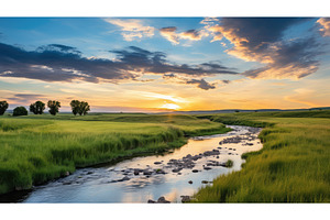 warmth summer morning ai generated, a Sports & Recreation Photo by pikepicture