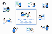 Payment Transaction Illustration, an Object Graphic by Jump Studio (Thumbnail 1 of 12)