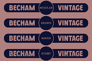 Becham Vintage, a Sans Serif Font by Craft Supply Co. (Thumbnail 3 of 8)