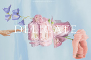 Psychedelic Indie Floral Collage, an Object Graphic by ana & yvy (Thumbnail 3 of 16)