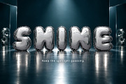 Chrome Balloon Font, a Sans Serif Font by Handmadefont (Thumbnail 11 of 15)