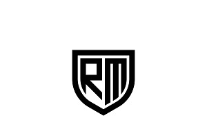 RM Logo Design Vector Template