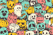 Halloween-themed Digital Paper, a Background Graphic by Printable Treasure (Thumbnail 2 of 4)