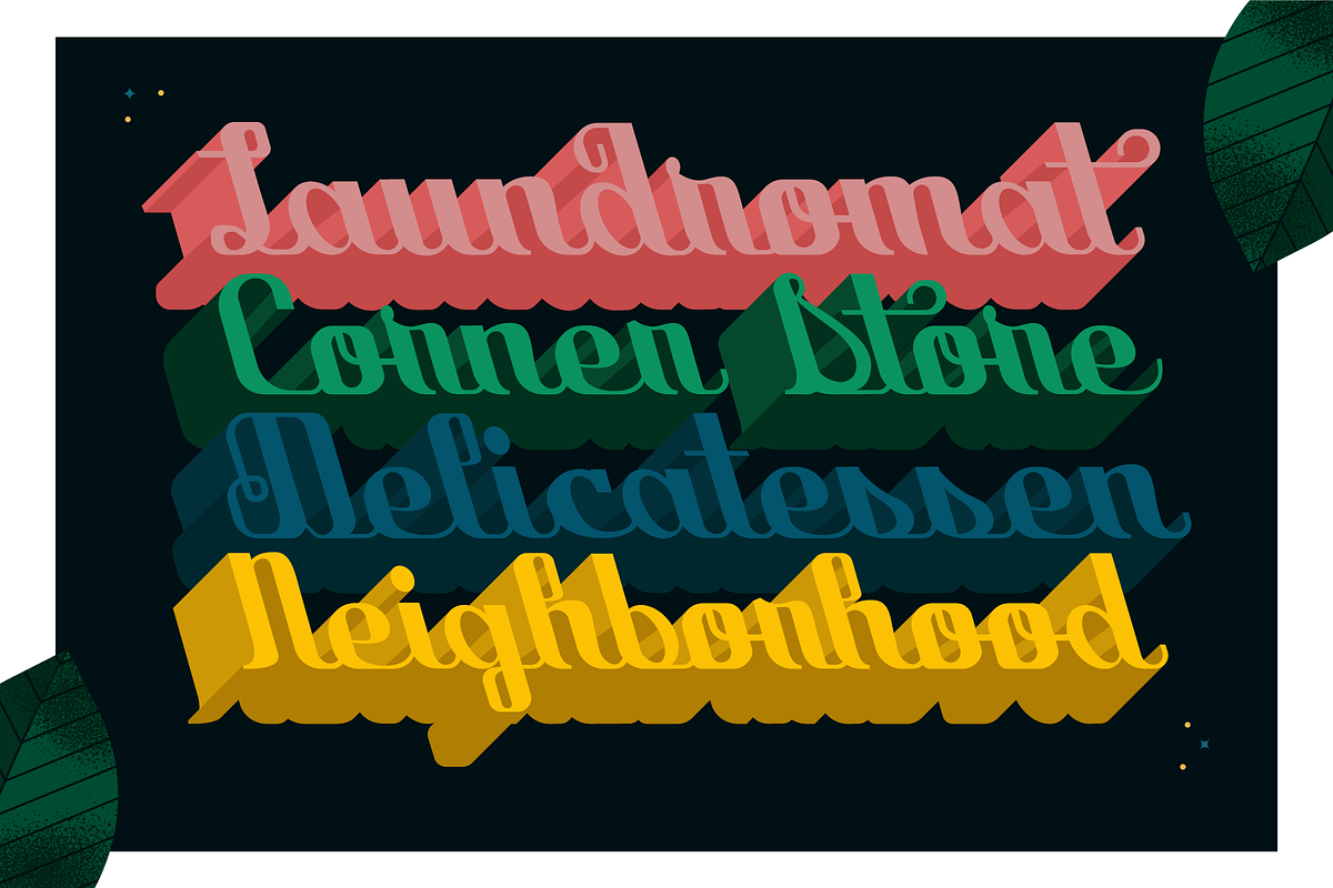 Laurel District Script by Holt510, a Script Font by Holt510 (Photo 6 of 14)