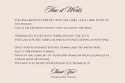 Burgundy Grapes Wedding Invitation, an Invitation Template by Encre Studio (Thumbnail 5 of 5)