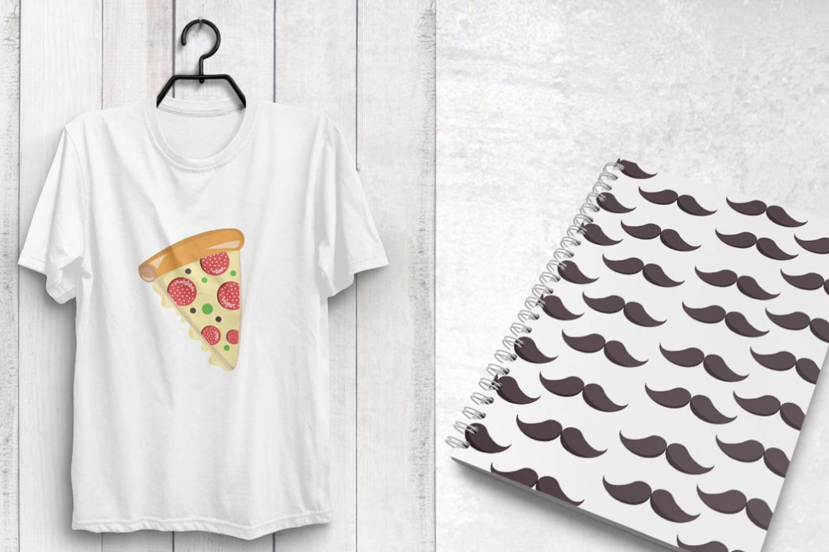 PIZZA PARTY Pattern collection, a Pattern Graphic by PrettyPatterns