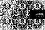White garden. Seamless patterns, a Pattern Graphic by OlgaSoi007 (Thumbnail 5 of 10)