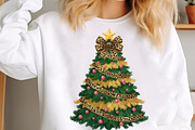 Coquette Christmas Trees Leopard Bow, an Illustration by SinaCreation (Thumbnail 4 of 7)