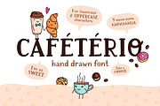 Cafeterio cute kid's font, a Serif Font by redcollegiya design (Thumbnail 1 of 6)