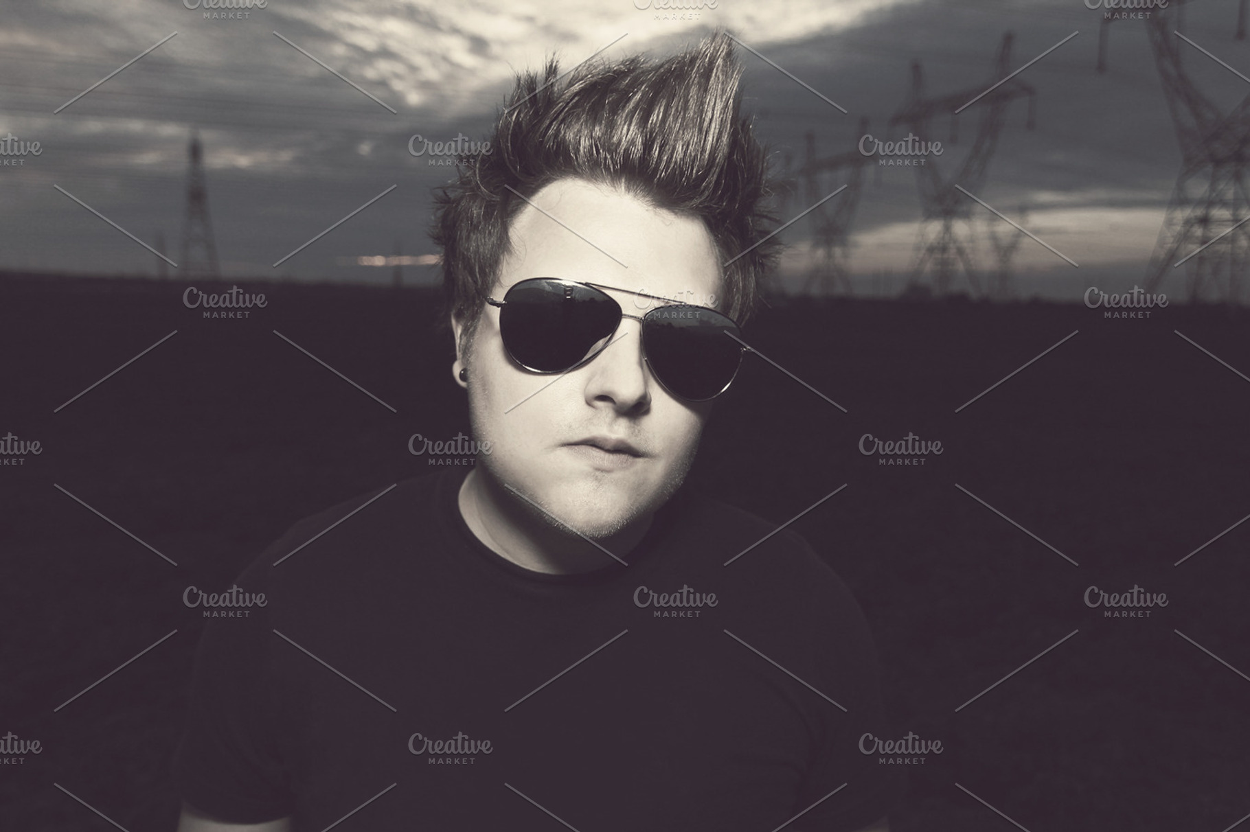 Guy Wearing Aviators