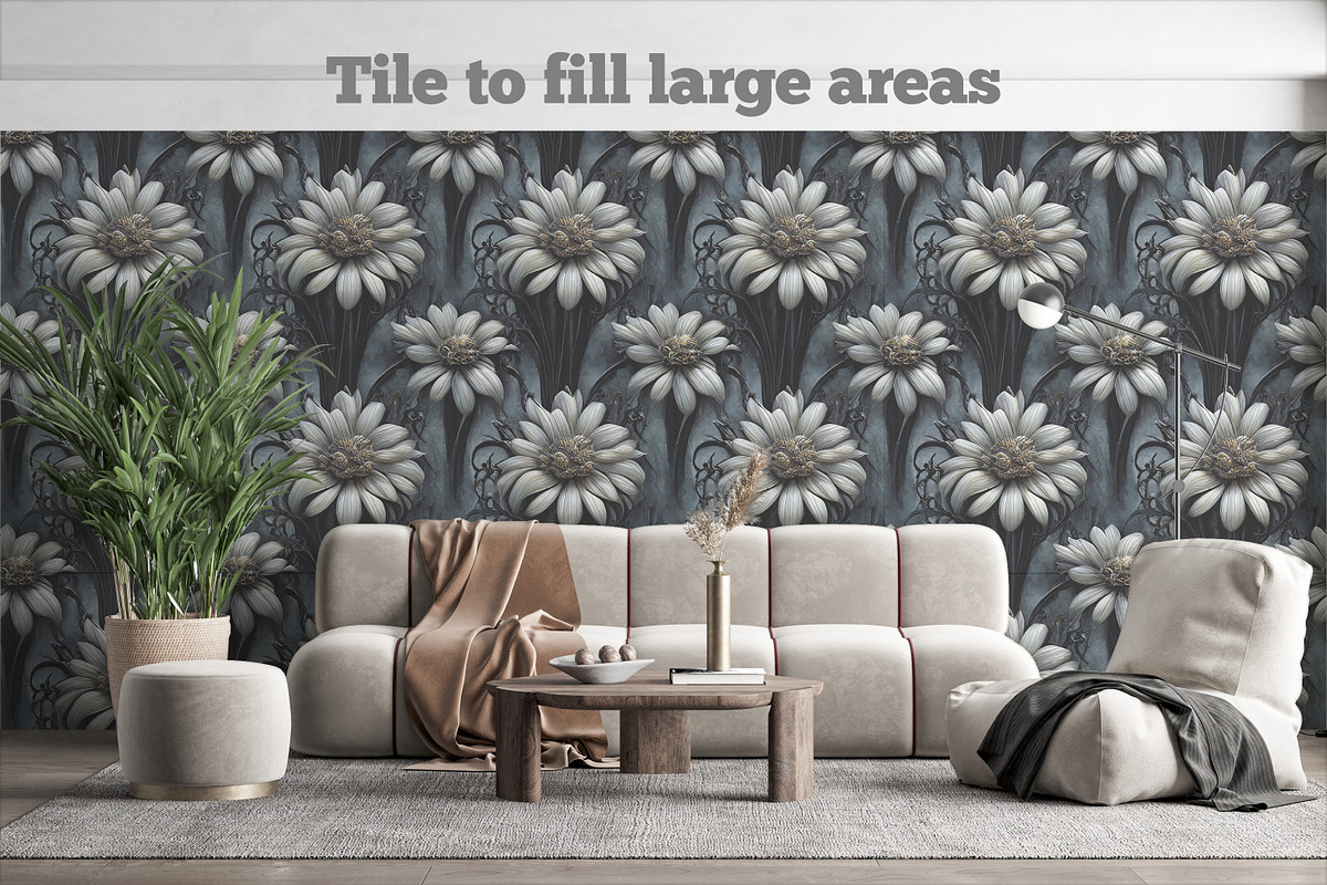 Gothic Gardens Elegant Dark Florals, a Pattern Graphic by Skritch Studio (Photo 4 of 7)