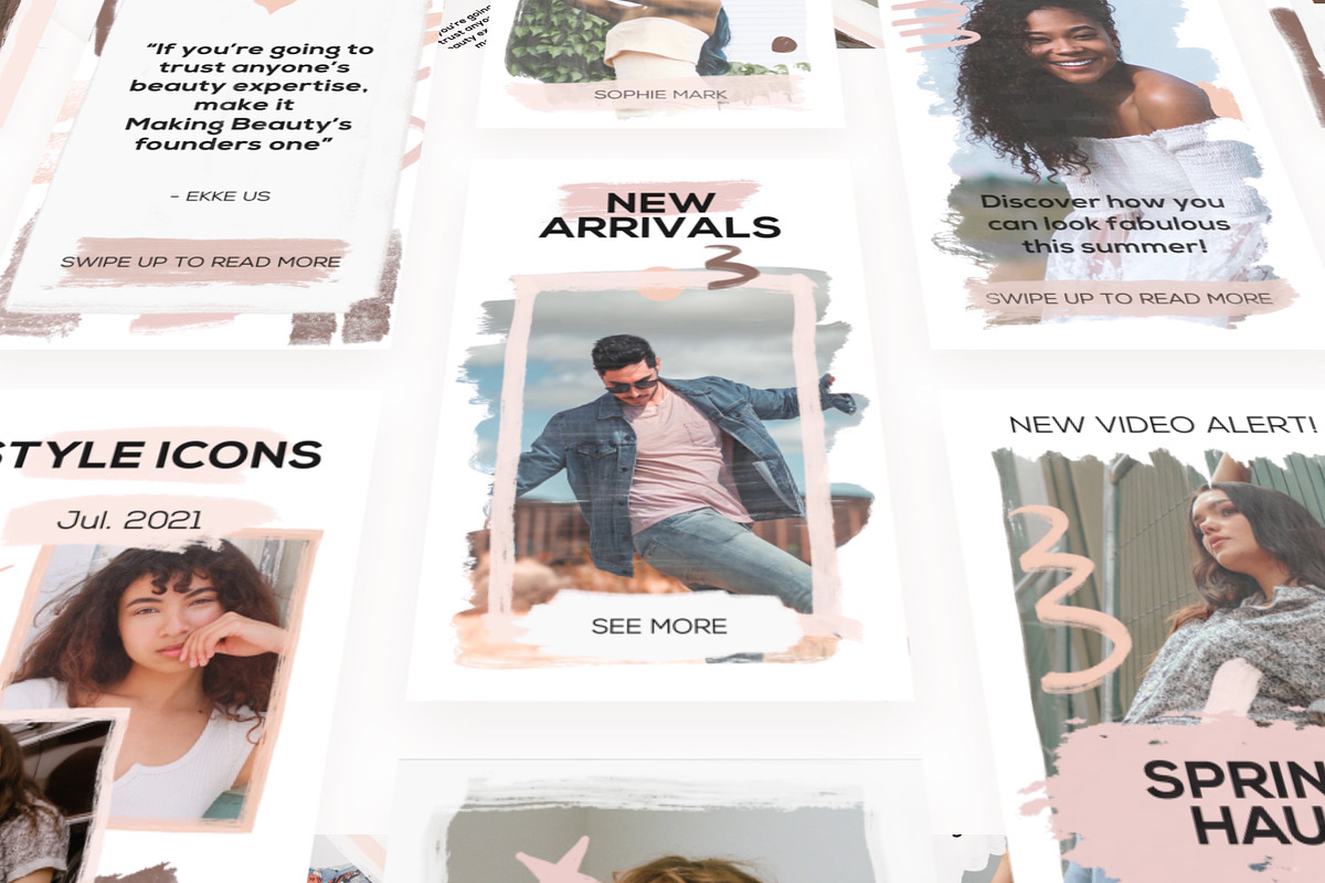 ANIMATED Brush Instagram Stories, a Social Media Template by Atamotion (Photo 9 of 9)