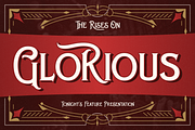 Rusther, a Serif Font by Burntilldead (Thumbnail 7 of 12)