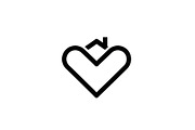50 Home Love Heart House Icon Set Bu, an Illustration by Gaye Art (Thumbnail 6 of 51)