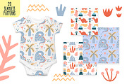 Cute Dinosaurs clipart set., an Animal Illustration by Kira Konoshenko (Thumbnail 6 of 12)