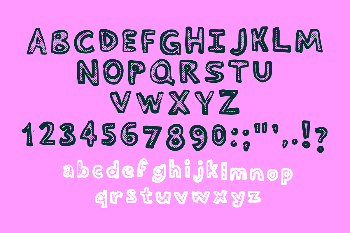 Silly Billy - A Fun Hand Font preview 3