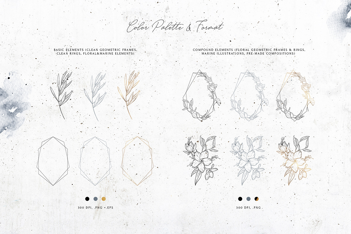 Mellifluous. Sea & Floral Graphics, a Texture Illustration by NiKO (Photo 19 of 20)