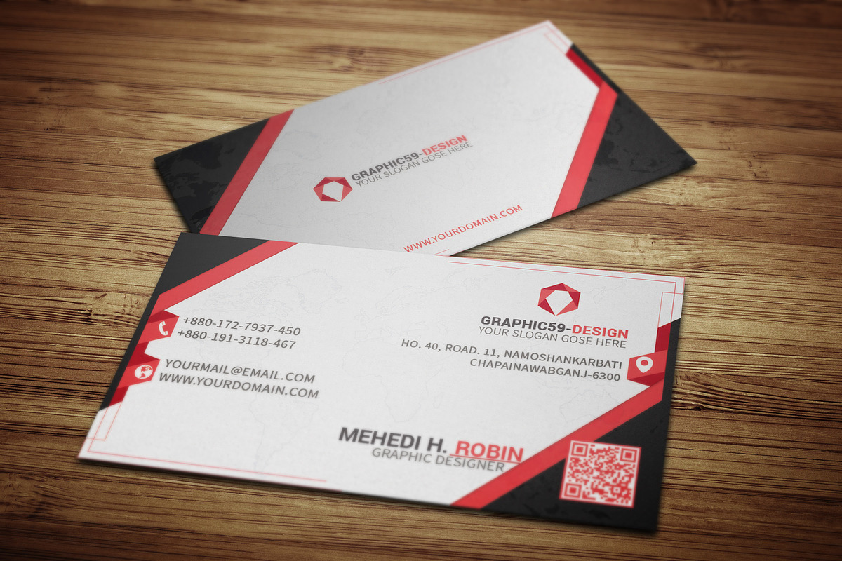 Creative Business Card Design vol-02, a Business Card Template by graphica59 (Photo 6 of 9)