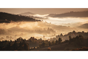 Morning mountain landscape, autumn, a Nature Photo by Nature and travel