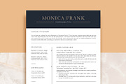 Resume template pro, Word, Pages, a Resume Template by VictoriousVita (Thumbnail 1 of 8)