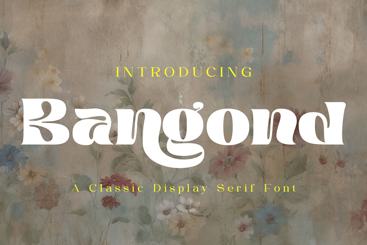 Bangond | A Bold Classic Serif, a Serif Font by Andrimada Creative (Photo 1 of 13)