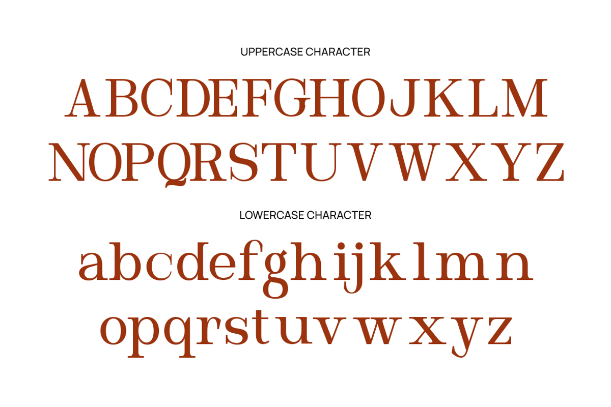 Mocharia Modern Elegant Display Font, a Serif Font by Vadovastd (Photo 2 of 10)