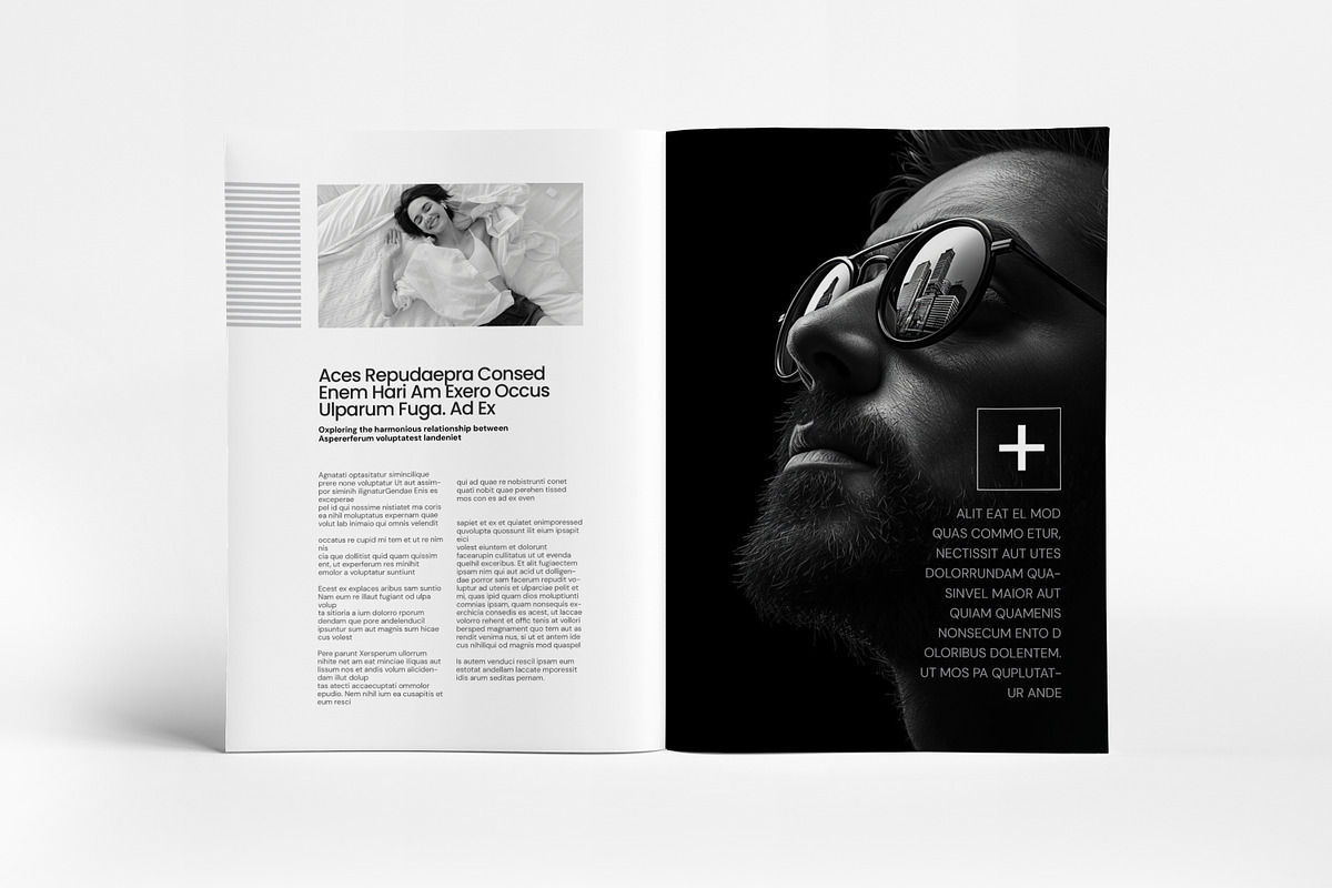 Minimal Portfolio Magazine I Canva, a Brochure Template by PixWork (Photo 6 of 11)