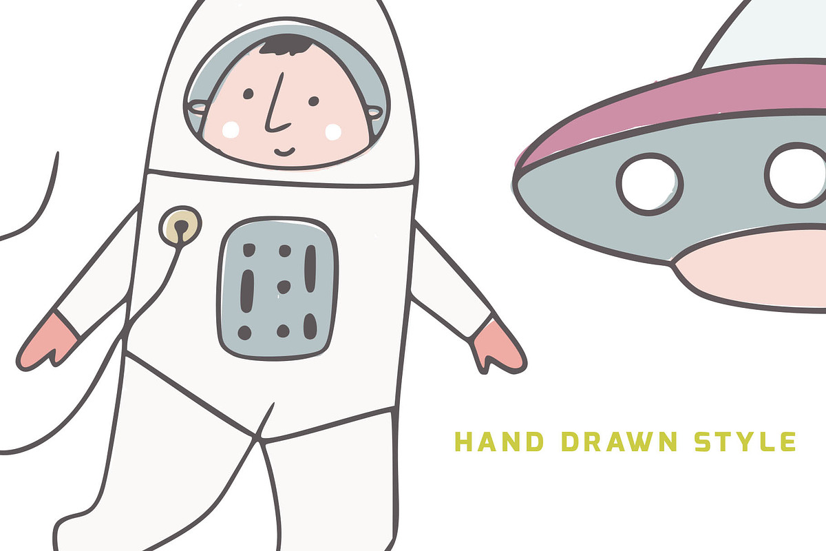 Space Explorer, a Graphic by Oksana Stepova (Photo 9 of 16)