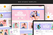 Bold Retro Aesthetic Wix Template, a Wix Template by Template Twist Shop (Thumbnail 1 of 10)