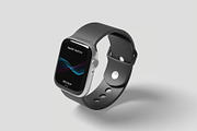 Smart Watch Mockup, a Wearable Device Mockup by Hubzway (Thumbnail 3 of 9)