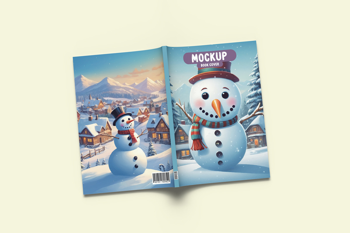7 x 10 Inch Book Cover Mockup, a Books & Magazine Mockup by Rami's Mockups (Photo 3 of 9)