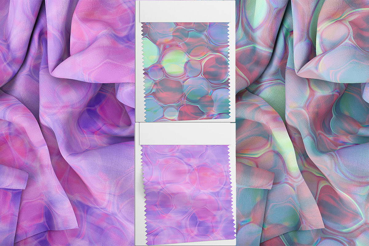 Flowing Fluidity: Set of Patterns, a Decorative Illustration by EireenBel (Photo 10 of 13)