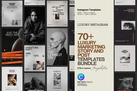 Instagram Template For Marketing, a Social Media Template by Prapti Design