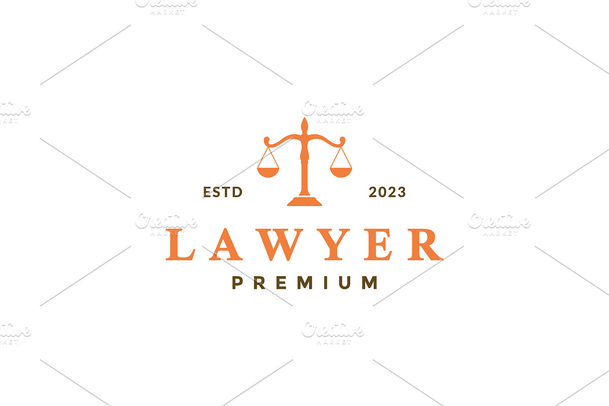 scale balance attorney firm logo, a Branding & Logo Template by devastd