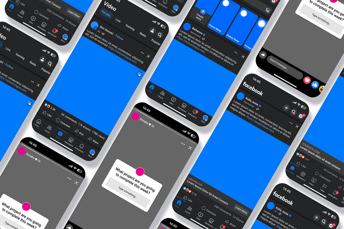 Ultimate Social Media Mockup Bundle, a Social Media Template by Dilshod Sobirov (Photo 2 of 7)