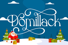 Domillack -  Christmas Font