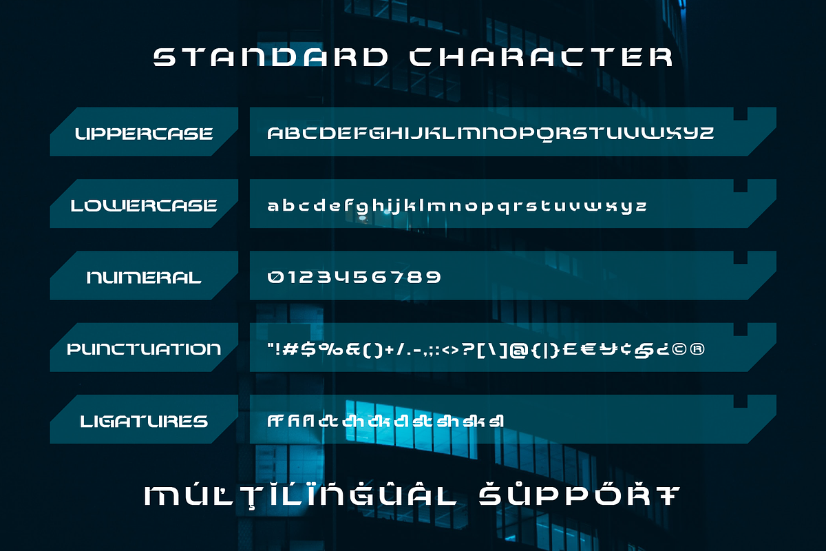 SS Texagon - Scifi Font, a Sans Serif Font by Typocracy Studio (Photo 12 of 12)