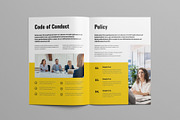 Employee Handbook Layout, a Brochure Template by Pixelpick (Thumbnail 4 of 9)