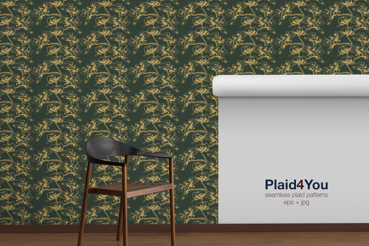 Floral Seamless Pattern in Vector, a Pattern Graphic by Plaid4You (Photo 12 of 12)