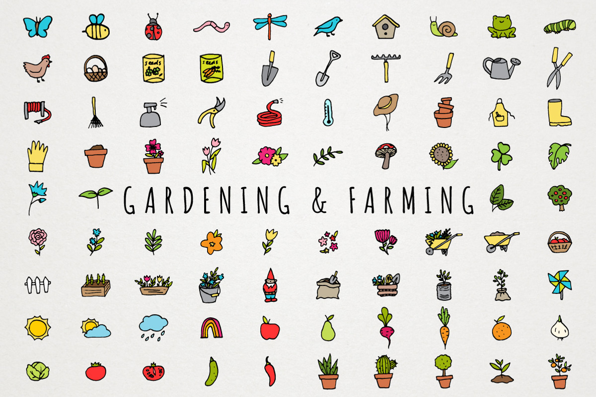 Gardening & Farming Icons, an Icon by Lemonade Pixel (Photo 1 of 7)