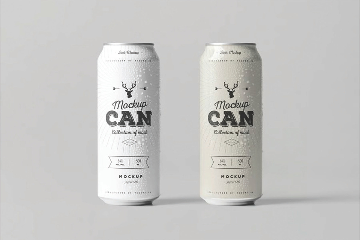 Soda Can Mockup Set, an Advertising Mockup by DesignRushMarket (Photo 12 of 14)