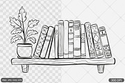 Floral Book SVG PNG Bundle Vol. 1, an Illustration by Actual Pixel (Thumbnail 16 of 29)