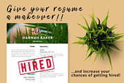 Creative CV Design / Resume - Hannah, a Resume Template by Templates Design Co. (Thumbnail 16 of 17)