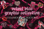 Velvet Vice Clipart Collection, a Background Graphic by Avery Burke Creative (Thumbnail 1 of 3)