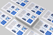 Landscape Flyer Mockup - 16 views, a Books & Magazine Mockup by Illusiongraphic (Thumbnail 2 of 21)