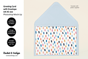 UK A5 Card + Envelope PS Mockup, a Merchandise Mockup by Rocket & Indigo (Thumbnail 5 of 7)