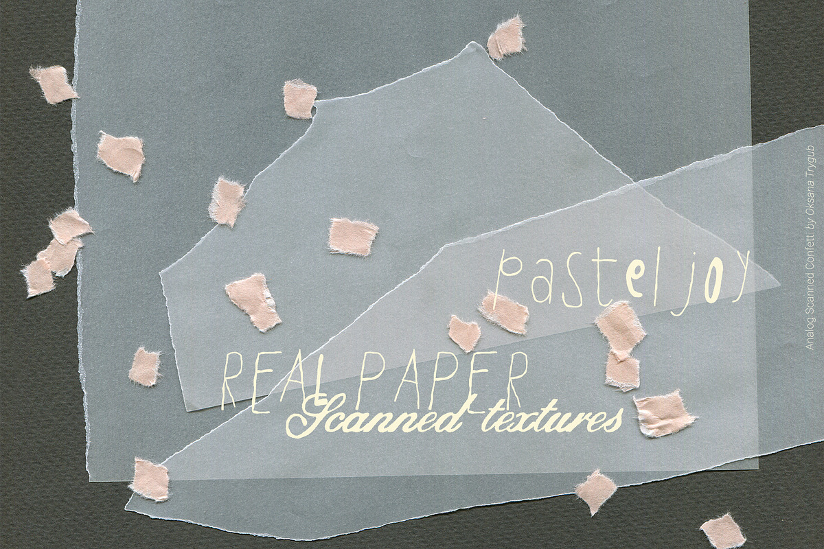 Bundle Scanned Paper Texture Collage, a Texture Graphic by Oksana Trygub (Photo 38 of 50)